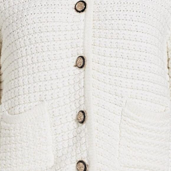 Ba&sh White Cardigan | Size S - Picture 4 of 8